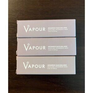 3X Vapour Beauty Mesmerize Mascara Mini Jet 0.1 Oz 3 mL Travel Size Black NIB